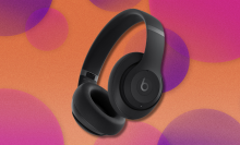 Beats Studio Pro on orange and pink background