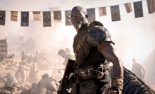 Djimon Hounsou, goes to war as Titus in "Rebel Moon — Part Two: The Scargiver." 