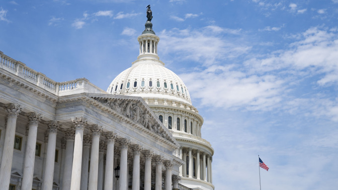 The U.S. Capitol building. 