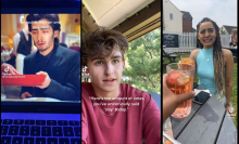 Three examples of TikTok trends covered in this piece. 