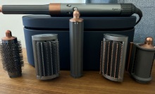 dyson airwrap case with five attachments