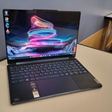 lenovo yoga 9i 2-in-1 laptop open on table