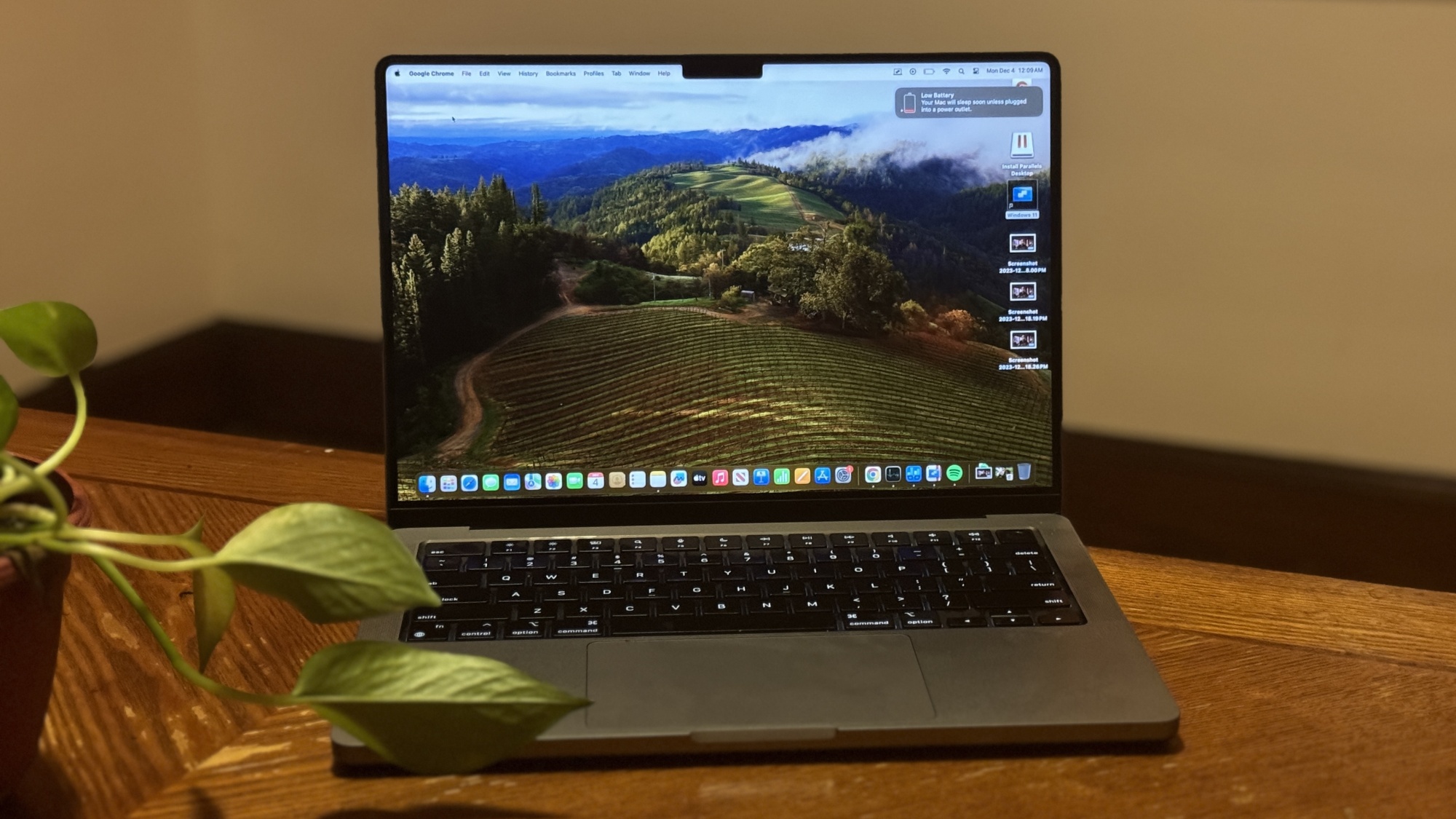 M3 14-inch MacBook Pro on a table