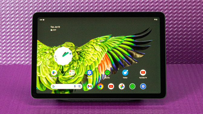 Google Pixel Tablet on dock