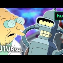 Professor Farnsworth and Bender from "Futurama."