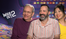 Lewis Black, Tony Hale and Liza Lapira of Inside Out 2