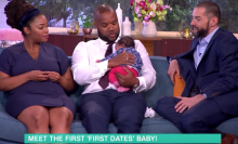 A couple who met on a reality dating show had a baby and love is real