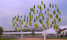 This nature-inspired wind turbine is shaped like a tree