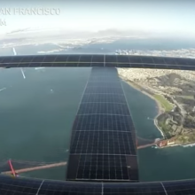 Stunning timelapse shows solar-powered plane make its way across the world