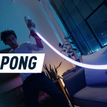 Light Pong is an interactive gaming console that doesn't need a screen — Future Blink