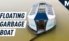 This solar-powered floating device can remove 110,000 pounds of plastic from rivers per day