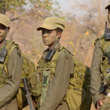 An all-female armed unit is making sure poachers stay away from one of Africa’s largest elephant populations