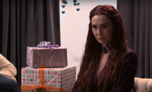 Melisandre almost ruined Seth Meyers' baby shower, but made up for it with 'Game of Thrones' teasers