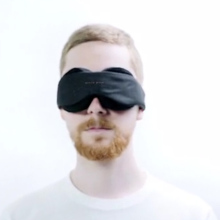 Fall asleep anywhere with this 100% blackout sleep mask