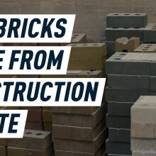 These unfired recycled bricks are building a revolution in sustainable construction