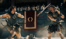 Paul Mescal and Pedro Pascal in "Gladiator II"