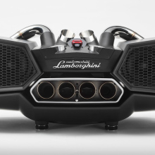 These deluxe speakers are made from Lamborghini exhaust pipes