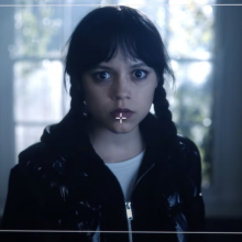 Jenna Ortega as Wednesday Addams.