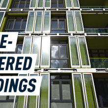 Living algae facades cover buildings, sucking in CO2 and sun to produce renewable energy