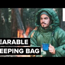 Go camping anywhere with this wearable sleeping bag