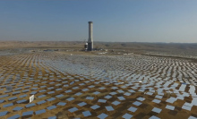 The world's largest solar tower is being built in Israel