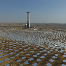 The world's largest solar tower is being built in Israel