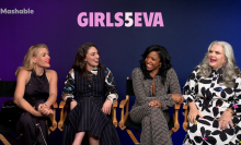 Girls5Eva Cast Sara Bareilles, Renée Elise Goldsberry, Busy Philips and Paula Pell