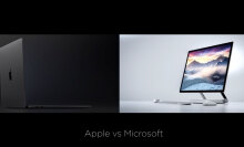 MacBook Pro and Surface Studio both look pretty amazing side by side