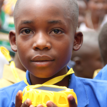 This artist is building solar lanterns so kids can study and play after dark