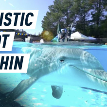 These hyper-real robotic dolphins could replace captive dolphins in shows — Future Blink