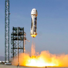 Watch the highlights of the Bezos-backed Blue Origin rocket's 4th flight