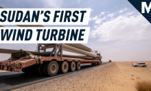 This is Sudan’s very first wind turbine