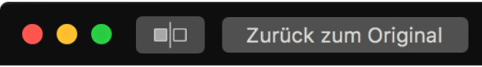 Die Taste „Zurück zum Original“ oben links im Fenster „Fotos“