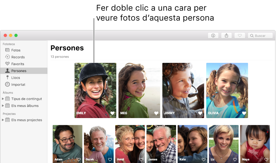 Cares de l’àlbum Persones.