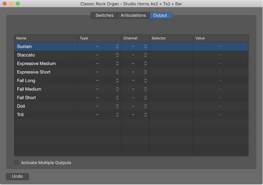 Figure. The Output pane.