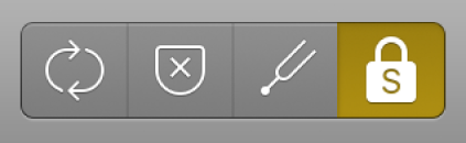 Figure. Solo button locked by Option-clicking.