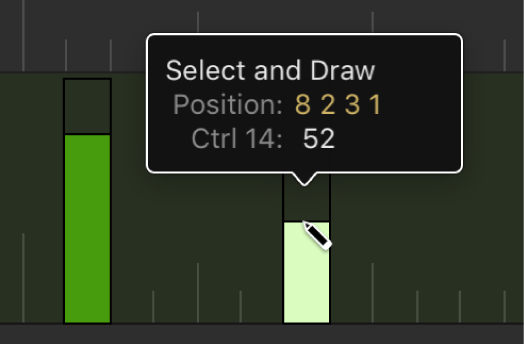 Figure. Creating an event on a lane.