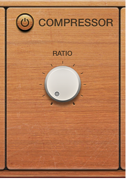 図。Vintage Clavの「Compressor」のパラメータ。