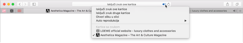 Popis web stranica koje reproduciraju zvuk.