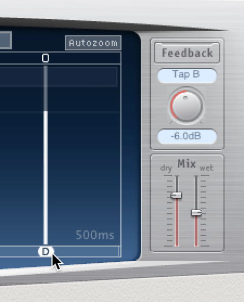 The Delay Designer Identification bar.