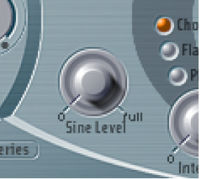 Figure. Sine Level knob.