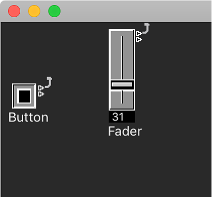 Figure. Showing a frameless floating Environment window.