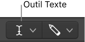 Figure. Outil Texte.