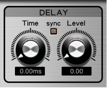 Figure. Paramètres Ringshifter Delay.