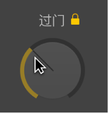 图。在鼓手编辑器中拖移“过门”旋钮。