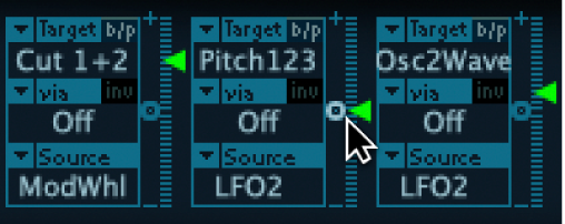 Figure. Intensity slider, being set to zero.