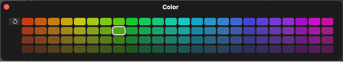 Figure. Color palette.