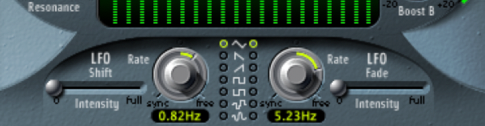 Figure. Paramètres de modulation.