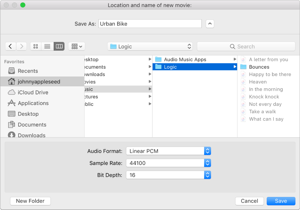 Figure. Sound Settings dialog.