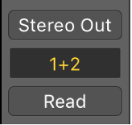 Figure. Group slot, showing channel strip group membership.